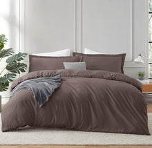 King Duvet Slip Cover - Chocolate