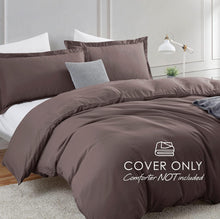 King Duvet Slip Cover - Chocolate