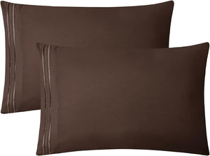 Pillowcase Bedding - Chocolate 2PACK
