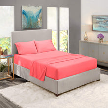 Twin Sheets - Coral Pink