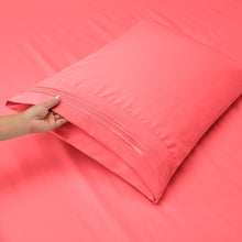 Twin XL Sheets - Coral Pink