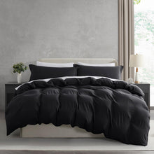 King Duvet Slip Cover - Black
