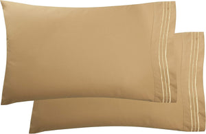 Pillowcase Bedding - Gold 2PACK