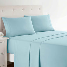 Twin XL Sheets - Aqua Light Blue