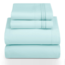 Twin XL Sheets - Aqua Light Blue