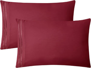 Pillowcase Bedding - Merlot 2PACK