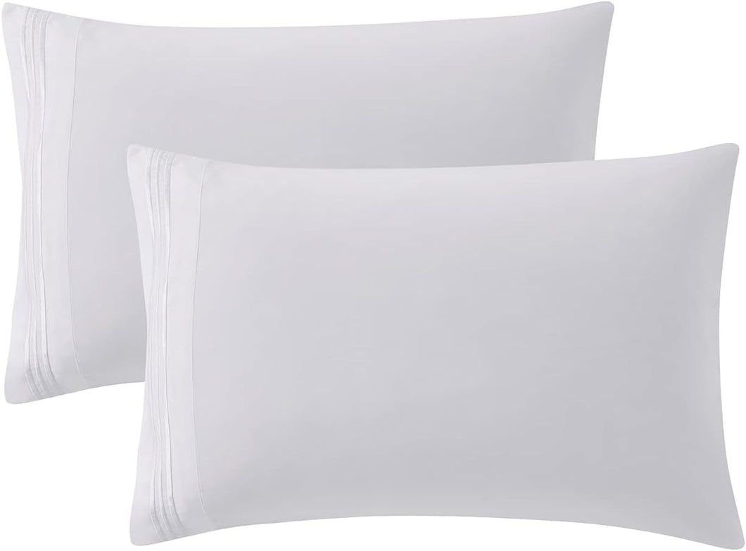 Pillowcases Bedding - White 2PACK