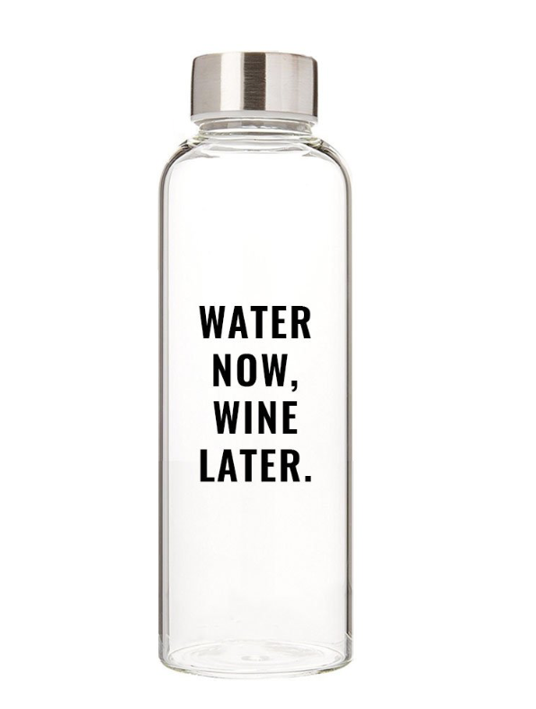 State of grace- Wine later water bottle