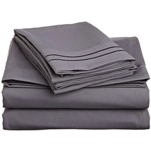 SPLIT King Bedsheet Set - Charcoal