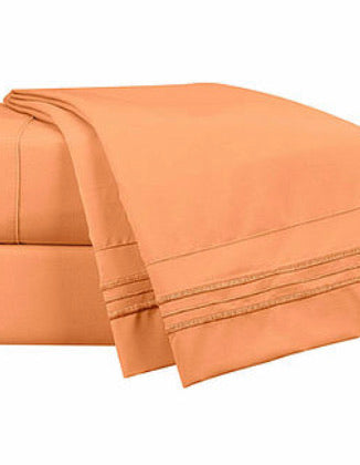 PRE ORDER Bedsheet Set- Creamsicle