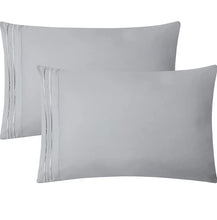 Pillowcase Bedding - Silver 2PACK