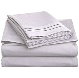 SPLIT King Bedsheet Set - Silver