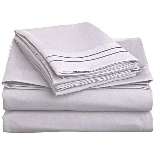 SPLIT King Bedsheet Set - Silver