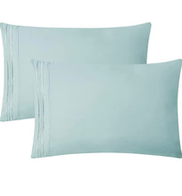 Pillowcase Bedding - Aqua 2PACK